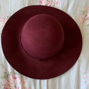 Floppy Felt Maroon Hat, Aggie Maroon Whoop